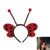 Bumble Bees Costume Kit for Kids Adult Bees Costume Ears Headband Antenna Sunglass for Halloween Cosplay Party Props