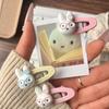 4pcs Miffy Hair Clip Cute BB Side Bangs Clip Kawaii Cartoon Hair Ornament Accessory Girl Student Hair Accessory Girls Gifts Toys