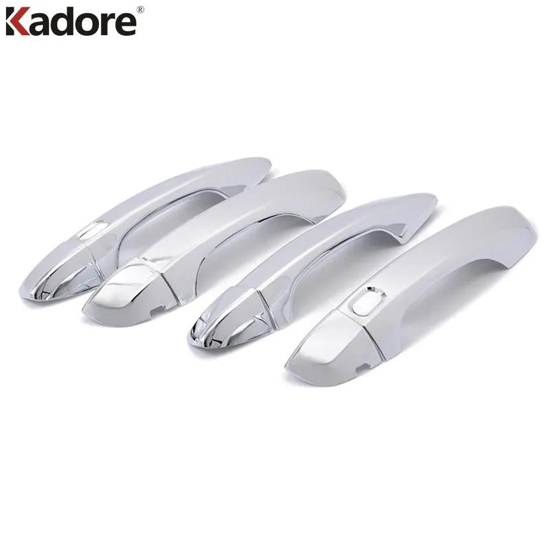 Door Handle Cover Trim For Volkswagen VW Tiguan 2017-    Chrome Car Door Handle Catch Covers Overlay Accessories