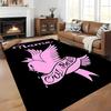 Benutzerdefinierter Teppich 'Lil Peep Area Rug' - Perfekt für Küche, Bad, Waschküche, Große Größen verfügbar, Geschenk für alle Jahreszeiten