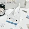 Cute Shark Shaped Pencil Case Large Capacity Stationery Bag Cute Storage Pouch Creative Animal Stationery Pouch For Student Gift