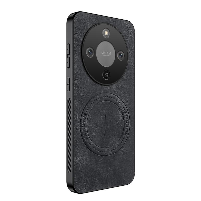 For Honor X9D Magnetic Protector Phone Case For Honor X9D Sheepskin Leather Back Cover For Honor X9D Soft Lambskin Shockproof