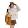 2025 Short Bread Jacket Korean Cotton Jacket Women's Thickened Stand-up Collar Warm Casual Versatile Temperament Winter Coat