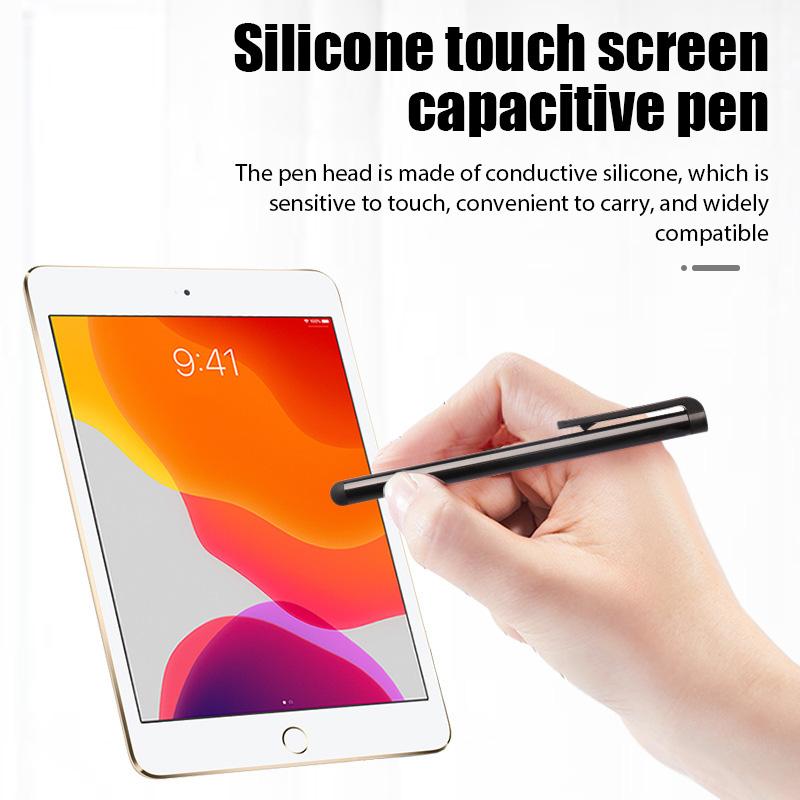 10pcs Universal Capacitive Stylus Tablet Screen Touch Pen for Pad Android Mobile Phone Rubber Tip Stylus