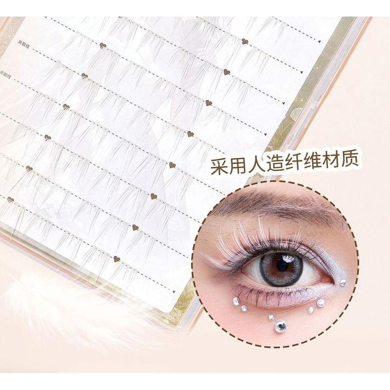 LuxeFlutter - Kleberfreie Natürliche Wimpern-Cluster in Farbe