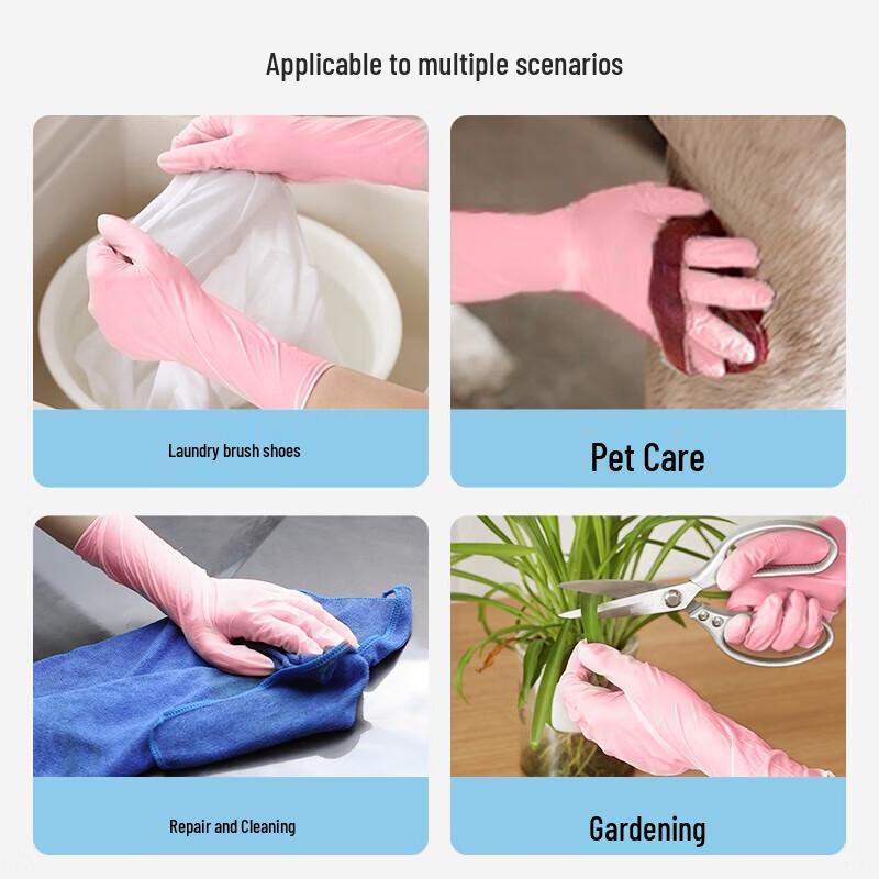 Meiliya Verdickte Einweg-Nitrilhandschuhe