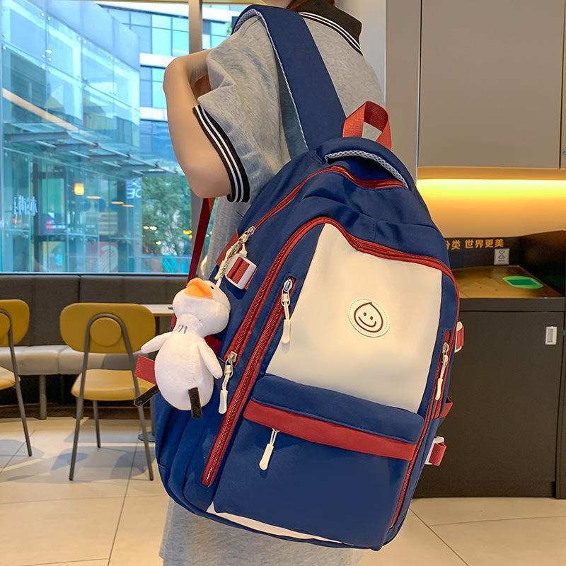 School Bag Female College Student College Style High School Student High Quality Fashion Junior High School Student Primary School Student Backpack
