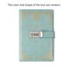 PU Leather Diary Writing Pads Hard Cover Personal Notebook Lockable Secrets Journal  Students