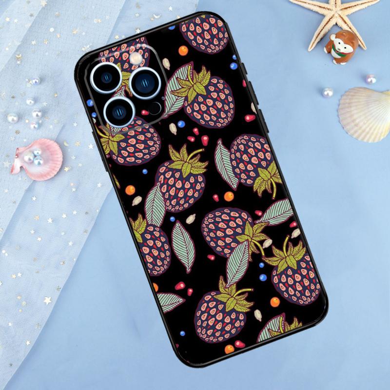 Avocado Pear Papaya Pomegranate Case For iPhone 17 Pro Max16 15 14 13 11 12 Pro Max Plus 12 13 Mini 16e 17 Air Back Cover