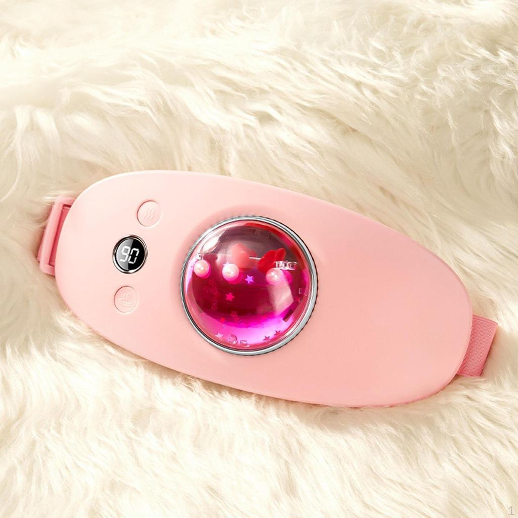 Menstruations-Heizkissen, Bauchwickelgürtel, kabellos, tragbar, für die Periode, verstellbar