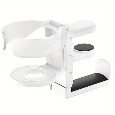 2-In-1 Desktop Cup Holder And Headphone Stand, Made Of Sturdy Abs Material, Gaming Headphone Stand And Cup Holder