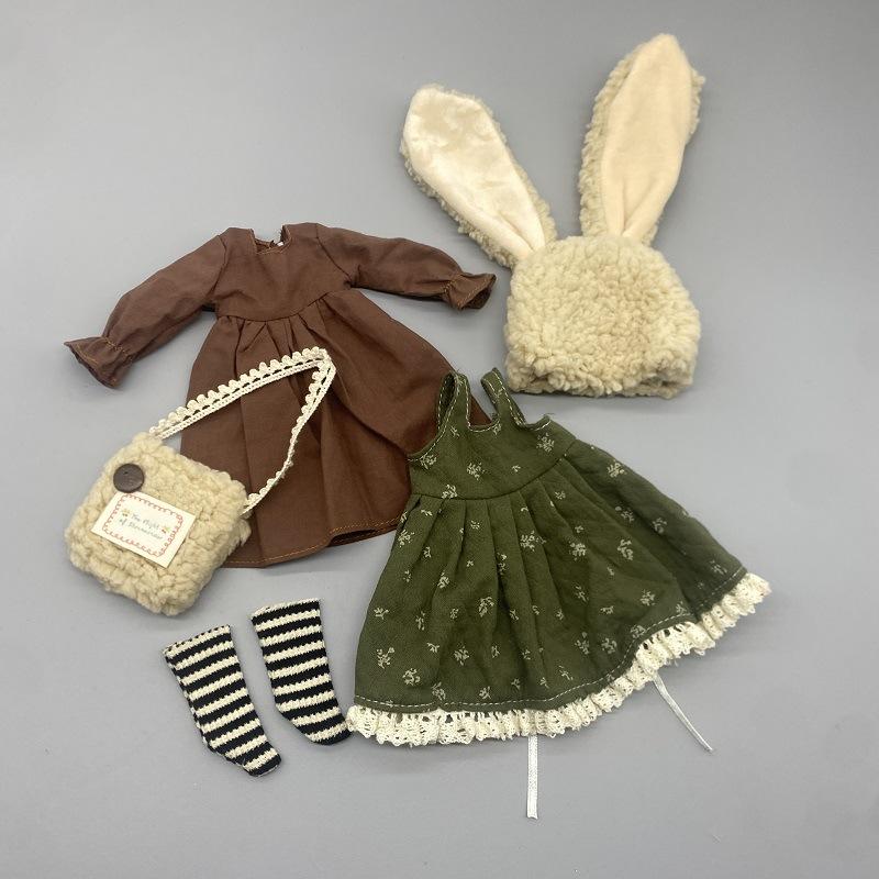 1 Set Mehrere Stiloptionen Lolita Rock Ersatz für 1/6 30cm Puppenkleidung Zubehör-Set Mädchen Geschenke Keine Puppe