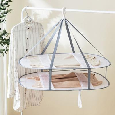 Folding Hanging Mesh Clothes Hanging Drying Sweater Drying Rack Laundry Tiled Drying Rack Foldable