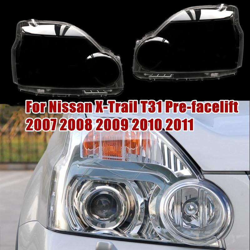 

Передние фары Крышка линзы Плафон Для Nissan X-Trail T31 До рестайлинга 2007 2008 2009 2010 2011 Прозрачный корпус 1PCS Right
