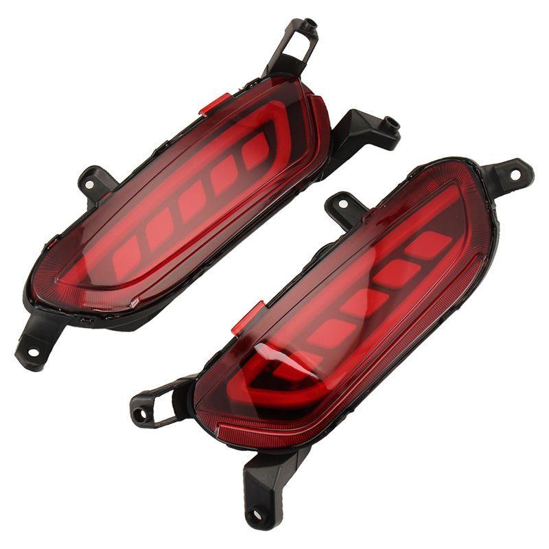LED Rear Fog Lamp Brake Light Turn Signal Light Reflector Bumper Light For Mazda CX-3 CX3 2015-2020 1 Set Car