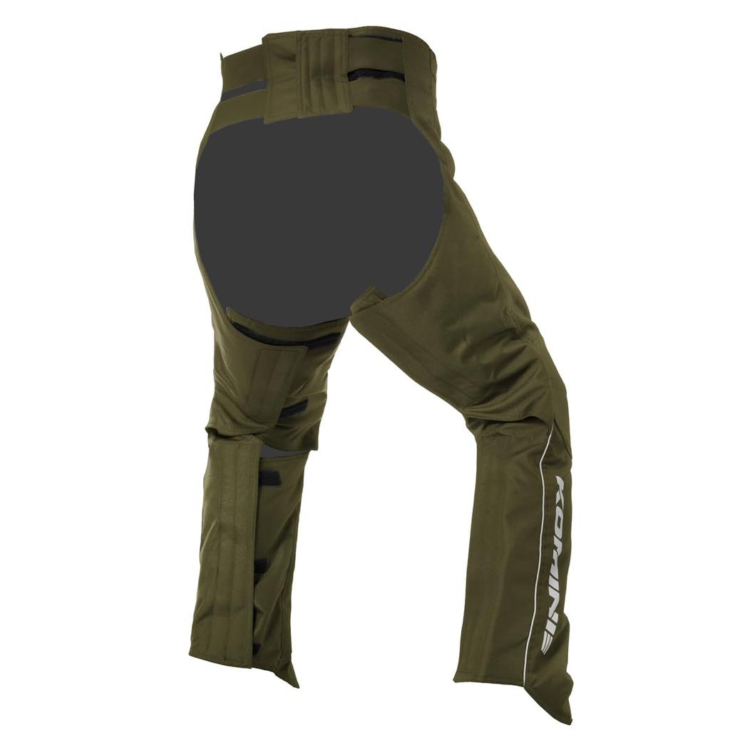 KOMINE 2025 Model Quick for Windproof and Size M PK-902 Overpants, Bestia, Motorcycles, Autumn/Winter, Warm, Olive,