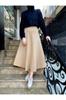 Women's Style Big Size Skirt Large Size Puff Scuba Skirt