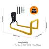 Garden Hose Holder Hook Stand Bracket Iron Garage Storage Holder for Equipment Power Tools Garden Tools Ropes Outside Yard