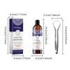 Coconut Mint Mouthwash Tongue Scraper Set Powerfully Removes Bad Breath Plaque Long-Lasting Freshness Coconut Oil Mouthwash