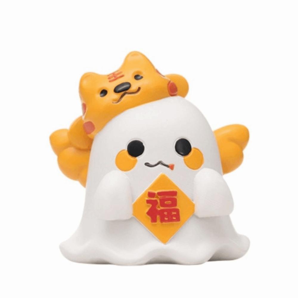 Miniature Halloween Ghost Statue Creative Scary Ghost Statues Mini Ghost Figurine  Party Gifts