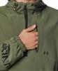 Under Armour UA Drive Anorak Jacket Marine OD Green Black LG /