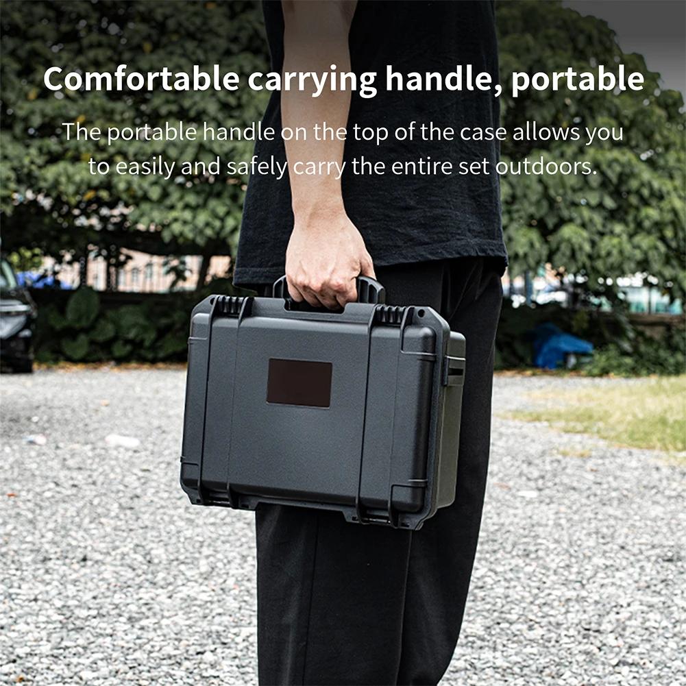 Carrying Case Explosion-proof Storage Box 2 Layer Hard Storage Bag IP67 Waterproof for Insta360 X5 Camera Essentials