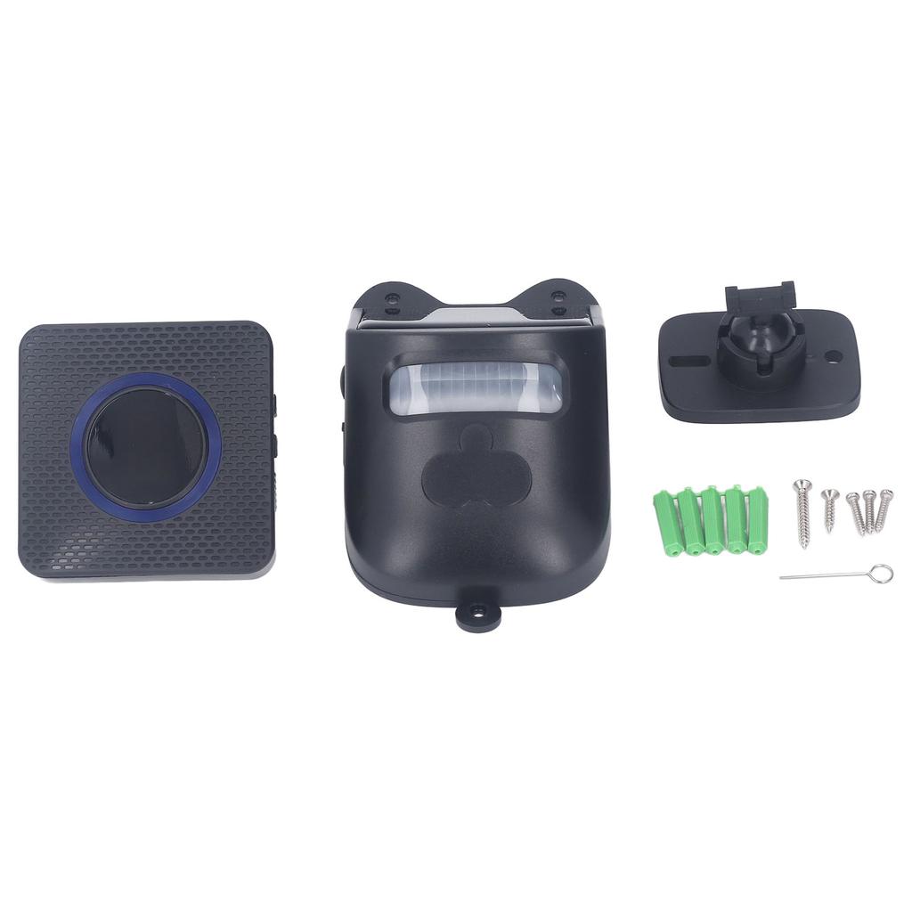 Солнечный дверной звонок инфракрасный беспроводной датчик движения сигнализация дверной звонок для ферм кемпингов домов садов