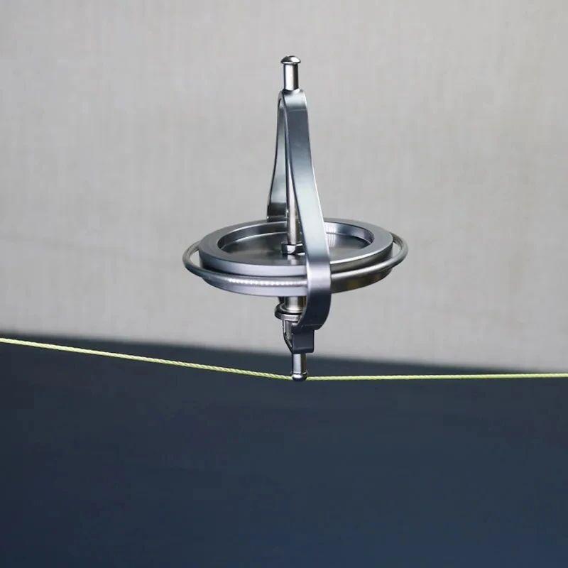 Metal anti gravity gyroscope toy fingertip gyroscope magic anti gravity adult decompression balance anti gravity teaching
