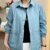Women's Korean Style Versatile Short Length Jacket Loose Fit Regular Style Single Breasted Outerwear for Spring and Autumn