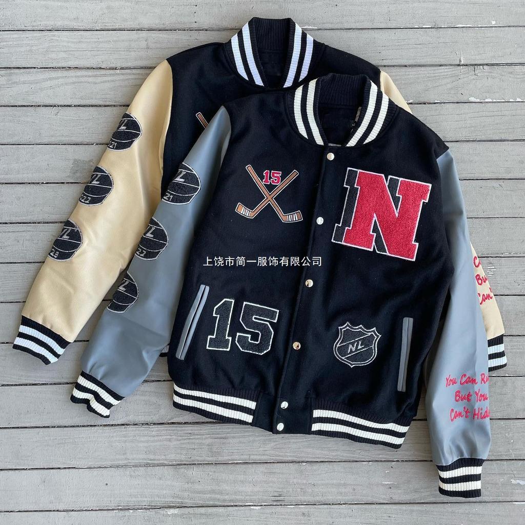 Fashion Men and Women with the Same Style Couple Spring and Autumn Jacket European and American 3D Printed Baseball Jersey