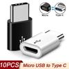 1/5/10 Stücke Micro USB Buchse Auf Typ C Stecker Adapter Konverter für Android Smartphone Tablet USB-C Ladegerät Konverter Anschluss