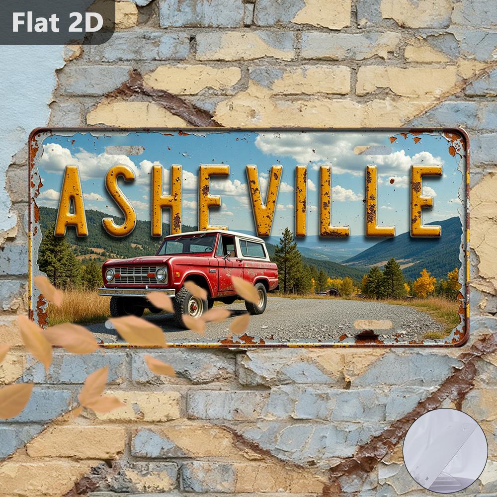 D Flat Vintage Metal Sign D Flat Wall Hanging Decorative Plaque X Inch HighDefinition Uv Printed Suitable For H