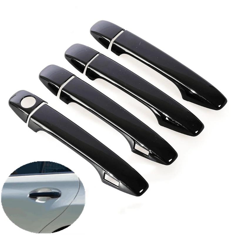 For Subaru Impreza 2012 2013 2014 2015 2016 2017 2018 ABS Carbon Fiber Glossy Black Door Handle Cover Trims Car Accessories