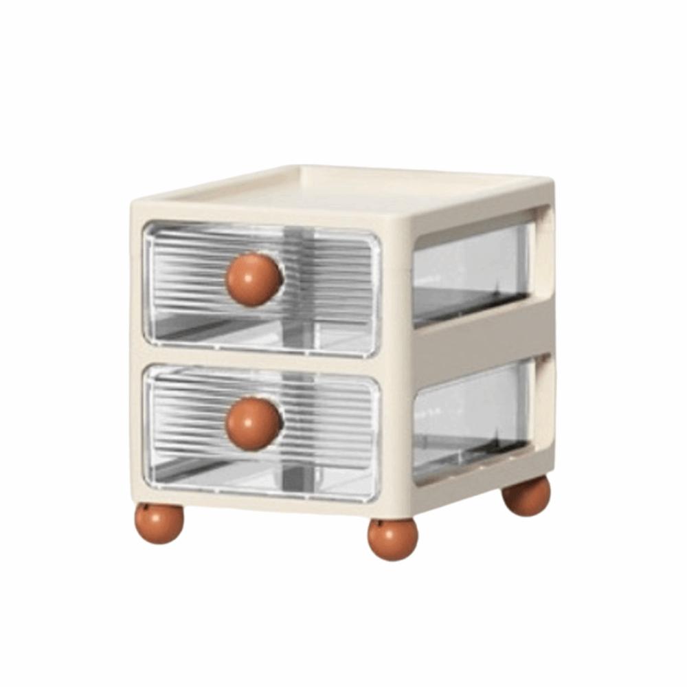 Mehrschichtige Aufbewahrungsbox aus Kunststoff Große Kapazität Schreibtisch-Organizer-Box Zuhause