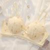 Big Breast Bras Floral Lace Push Up Bras For Women Adjustable Wireless Underwear Female Lingerie Fashion Girls Cute Bras