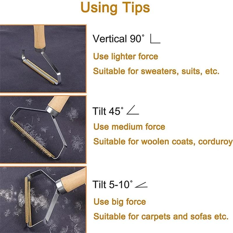 Fusselentferner, Pelletschaber für Kleidung, Tierhaare, Reinigungsrolle, Mantel, Teppich, Wolle, Rasierpinsel zur Fusselentfernung, Anti-Plüsch, 1 Stück