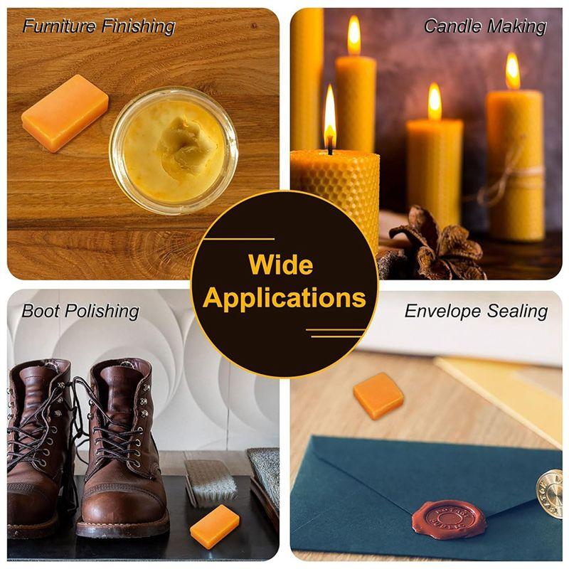 Feb.Beeswax Block, Thread Line Wax Sewing Supplies DIY Tool Rectangle, Beeswax Leather Craft
