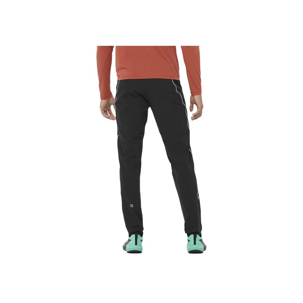 SALOMON Sense Aero Stow Solid Soft Comfortable Breathable Sports Casual Pants Men Pants Deep-Black LC2300500