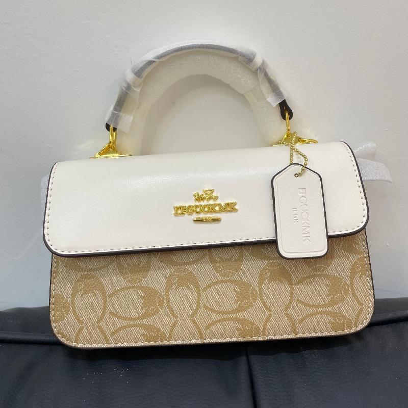 Premium taşınabilir küçük kare çanta sonbahar yeni retro baskılı el çantası çok yönlü moda omuz postacı çantası
