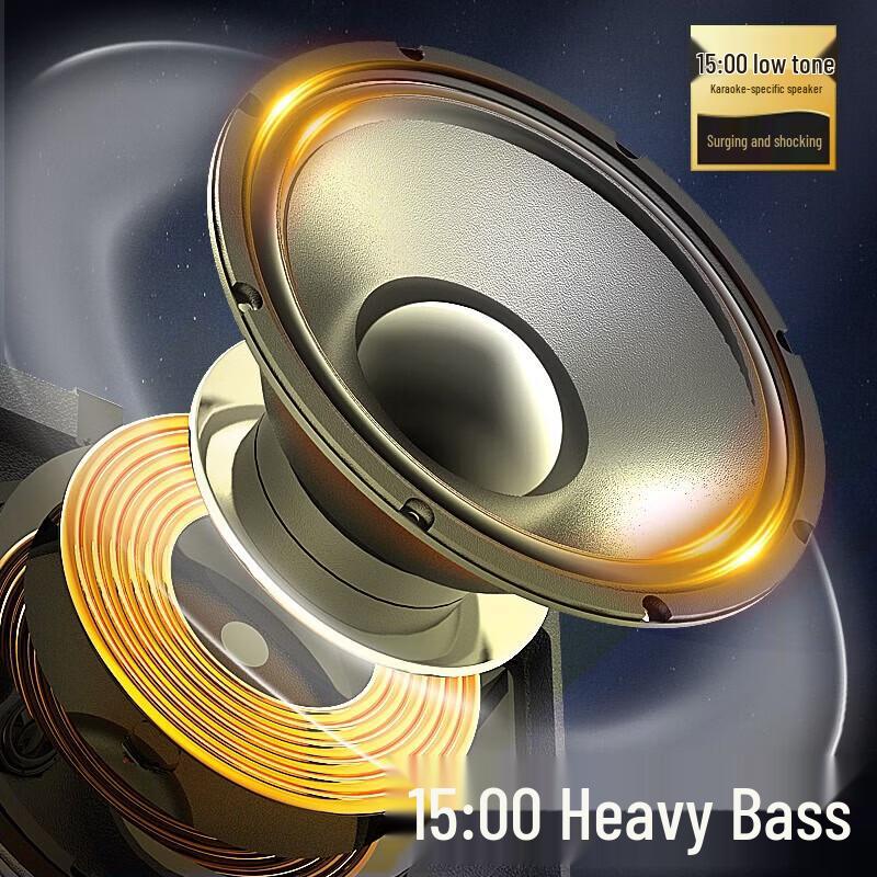 SANSUI PE Series Portable Outdoor KTV Audio System with 21" Display CN Plug (adapter Included)