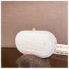 Summer Dinner Bag Retro Splicing Bag Trendy Acrylic Bag Shoulder Chain Bag Bag
