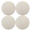 4Pcs Wood Wreath Boards Pre-Drilled Holes Easy DIY Round Wreath Frame 10 Inch for Wall Door Decor Holiday Wedding