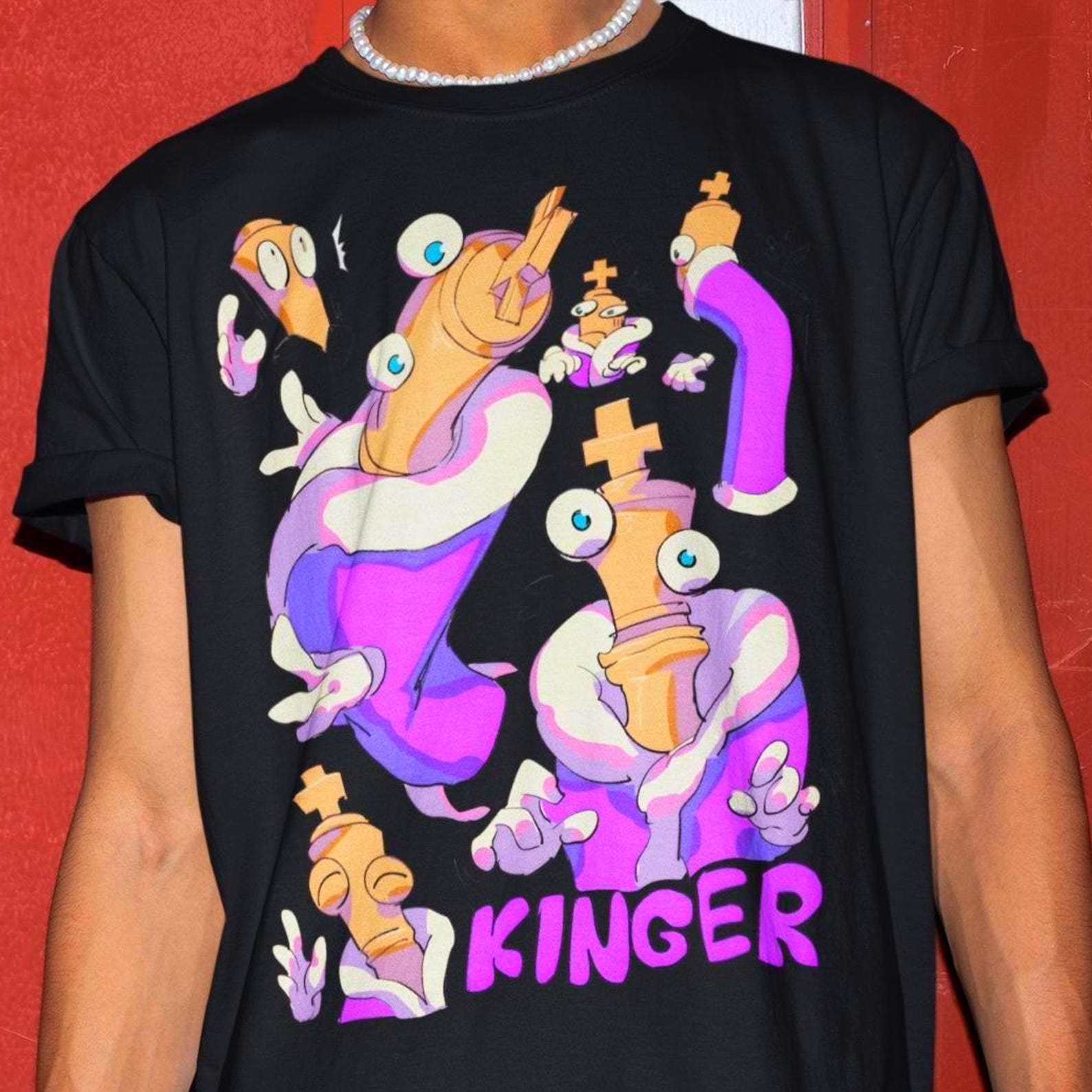Comfort Colors Kinger Shirt - The Amazing Digital Circus Shirt,Tadc Shirt,Tadc Sweatshirt,Kinger Sweater XL