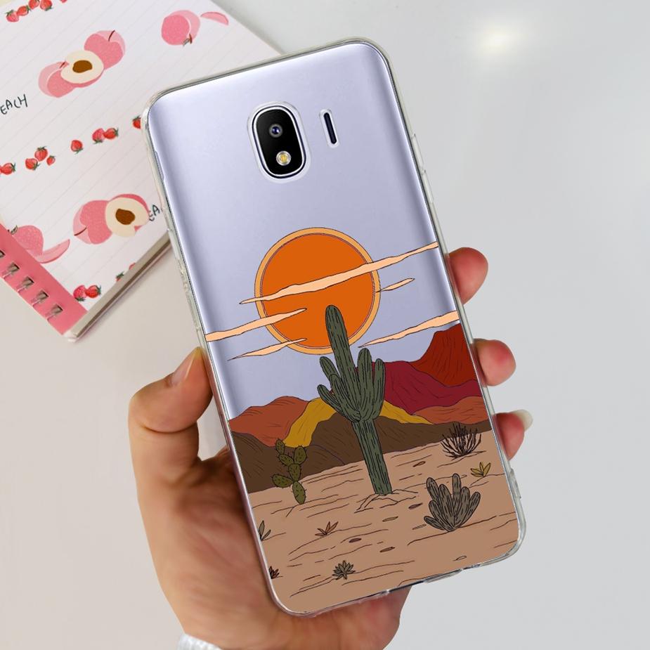 For Samsung Galaxy J4 2018 Case SM-J400F Luxury Clear Silicone Soft TPU Phone Case For Samsung J4 Plus J4+ J415F Back Cover Capa