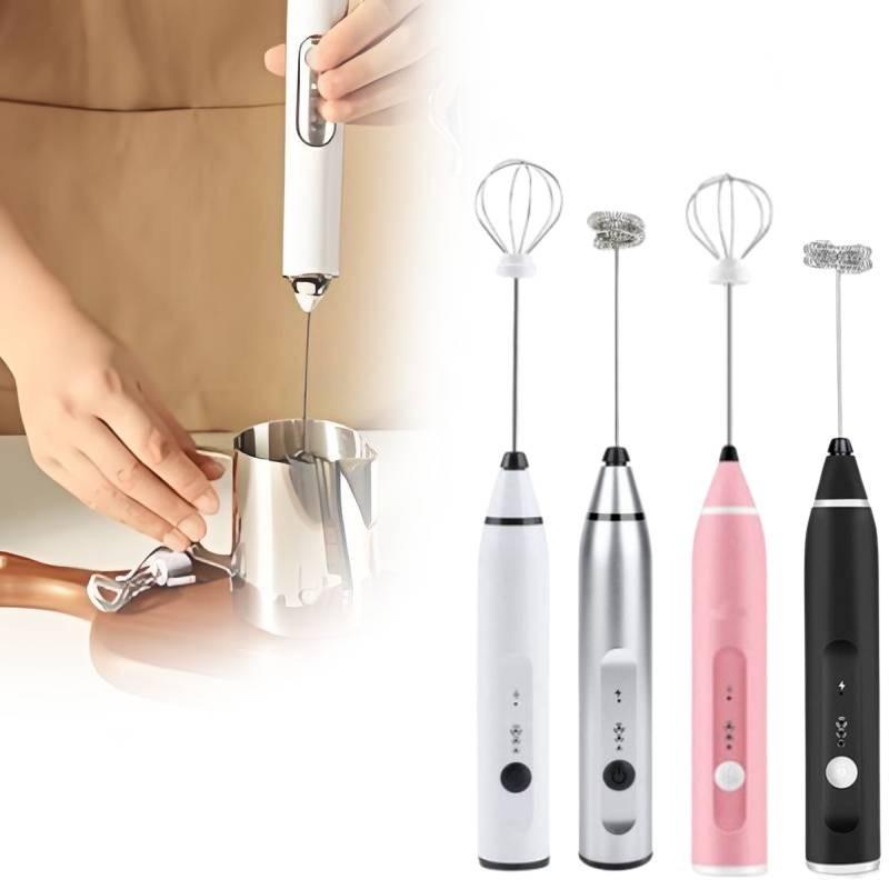 Multi-functional Handheld Electric Mixer With Usb For Effortless Whipping And Blending