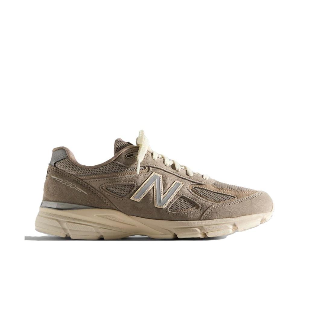 Kith x New Balance 990v4 Made in USA Moonrock Sneakers Unisex Grigio U990KT4