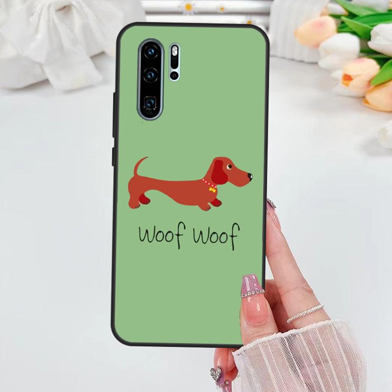 

Dachshund Sausage Dog For Huawei Nova 12i 11i 8i 12s Y73 Y72 Y61 Y91 Y90 Y70 Y60 9 10 SE P30 P40 Lite P60 Pro Case Huawei P20 Lite