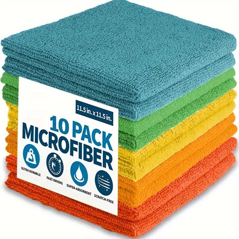 Microfiber 112pcs Towels Car Wash Drying Cloth Towel Household Cleaning Cloths Auto Detailing Polishing Cloth Home Clean Tools