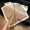 New old money wind chain neck scarf women's commuting versatile soft silk scarf neck protection shawl outer scarf