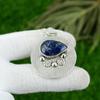 Naturlig Sodalit Ädelsten Indiska Smycken 925 Sterlingsilver Hänge För Kvinnor